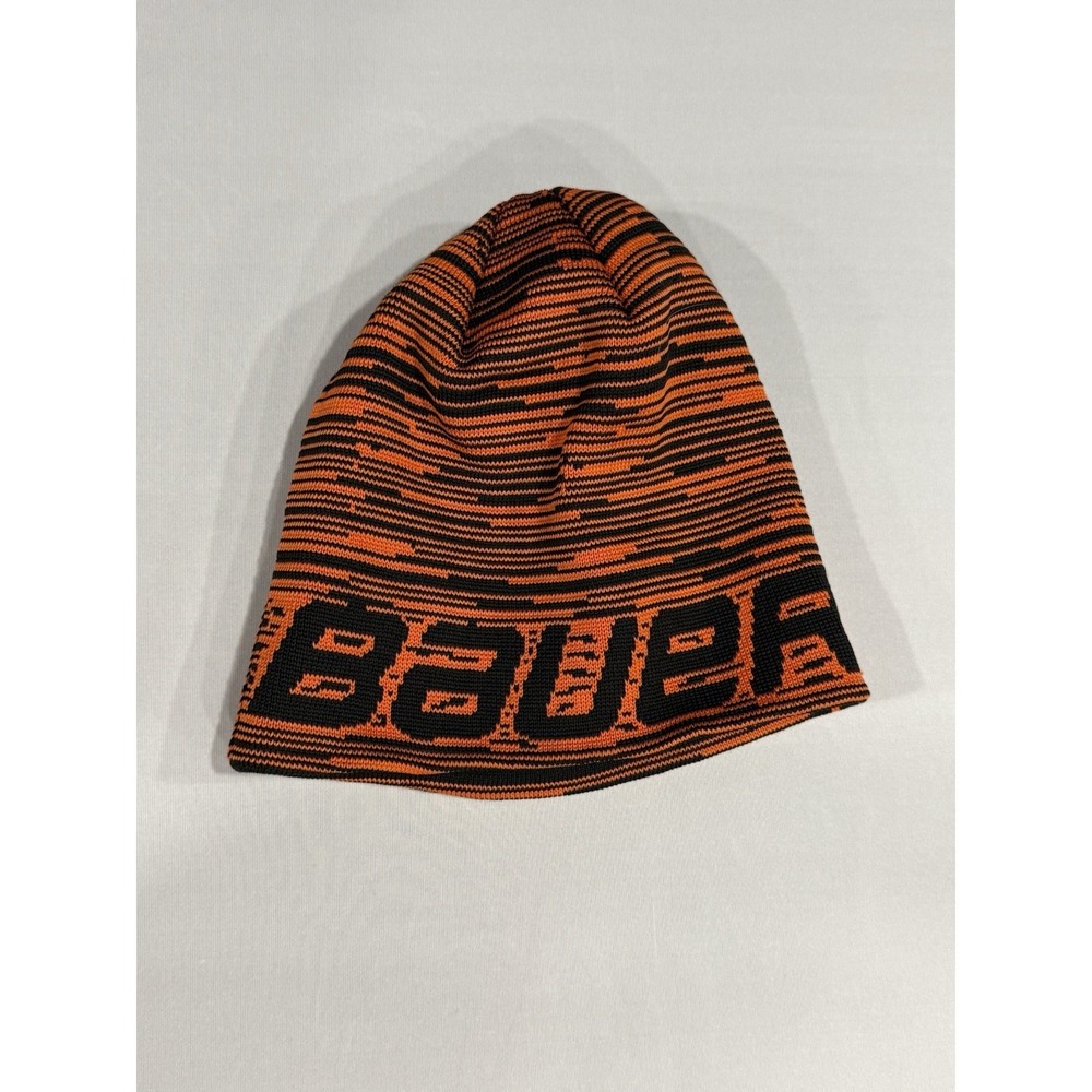 Youth Bauer New Era Orange Skully Hat